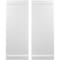 Ekena Millwork Americraft 6-Board Exterior Wood Joined Board-n-Batten Shutters w/ End Batten, ARW103BB621X76WHH, PR ARW103BB621X76WHH - alternate 1